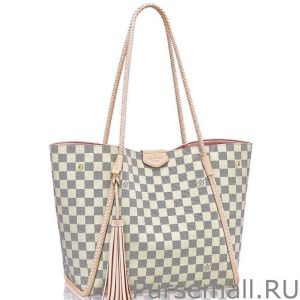 Propriano Tote Damier Azur N44027 White