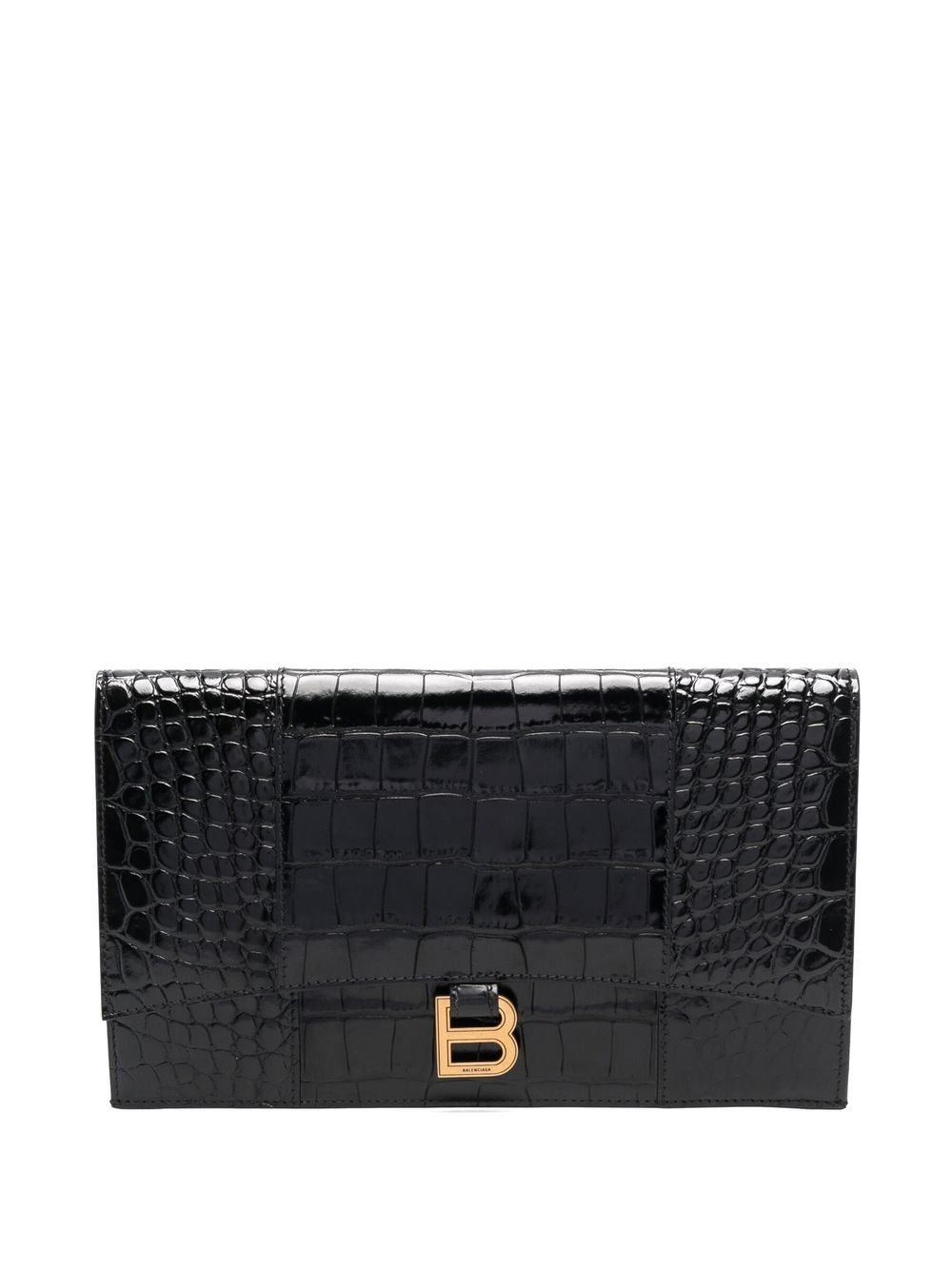 Balenciaga Hourglass flat clutch bag