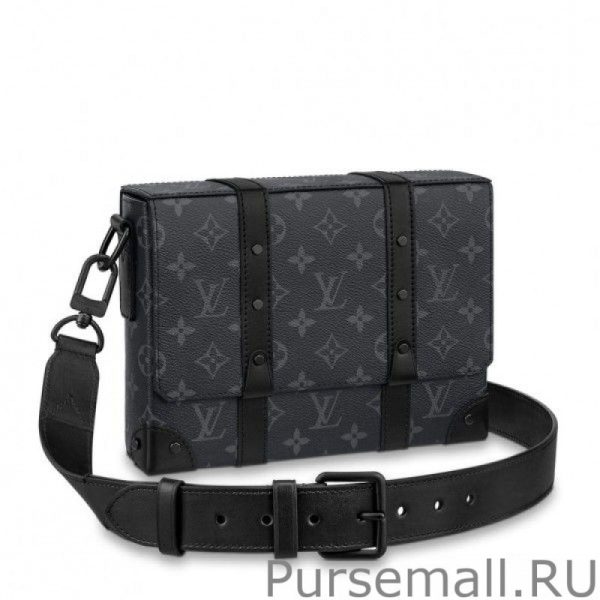Trunk Messenger Bag Monogram Eclipse M45727