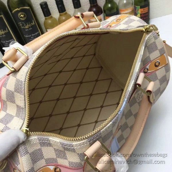 Speedy 30 Damier Azur Canvas N41063 - Image 4
