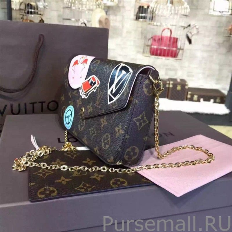 Monogram Canvas Pochette Felicie M62145 - Image 3