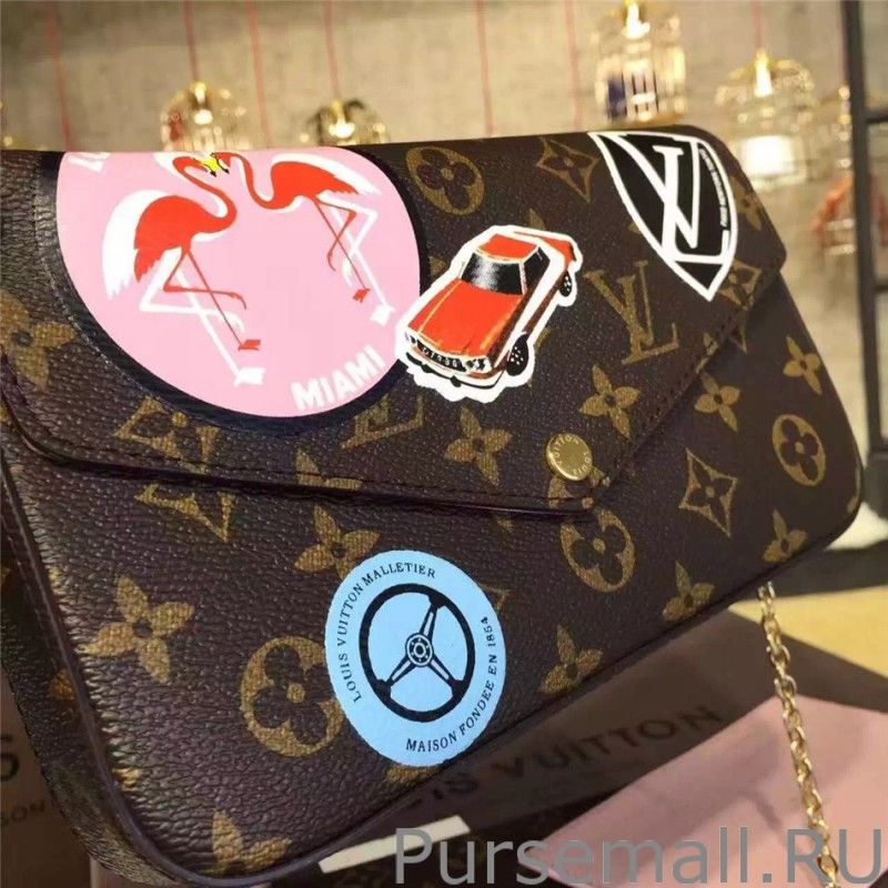Monogram Canvas Pochette Felicie M62145 - Image 4