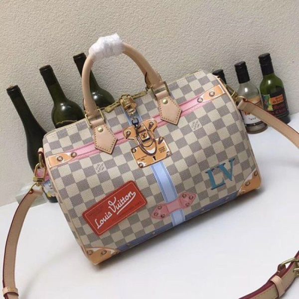 Speedy 30 Damier Azur Canvas N41063 - Image 5
