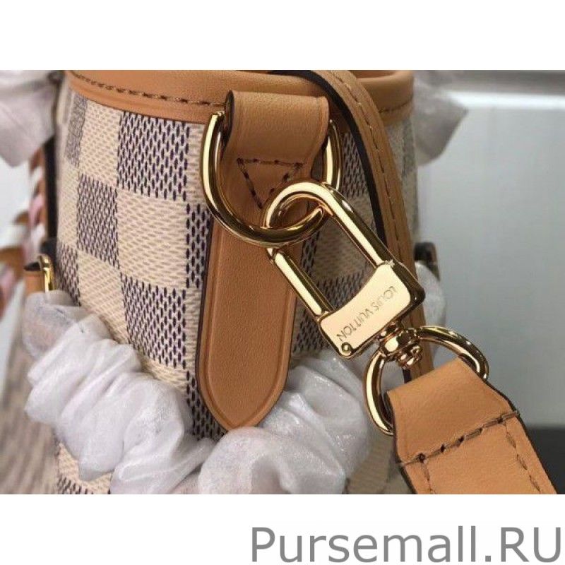 Damier Azur Neverfull MM Bag With Braided Strap N50047 - Image 6