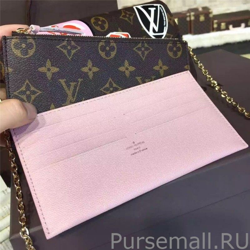 Monogram Canvas Pochette Felicie M62145 - Image 6