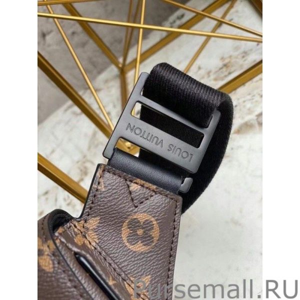 S Lock Sling Bag Monogram Macassar M45807 - Image 8