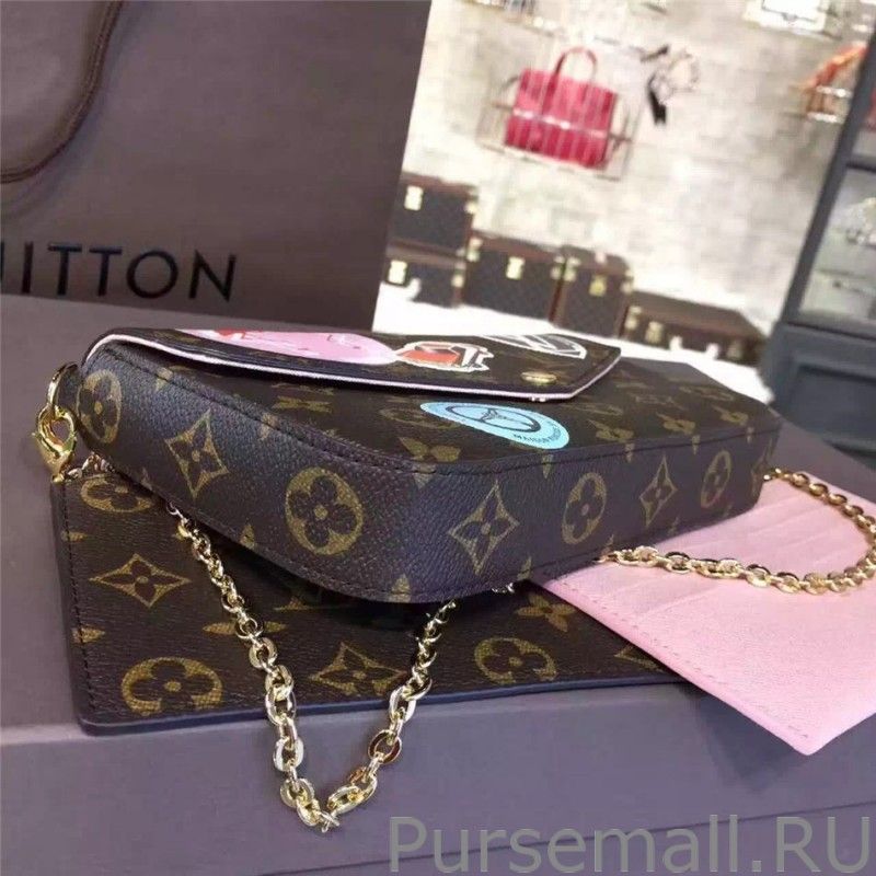Monogram Canvas Pochette Felicie M62145 - Image 7