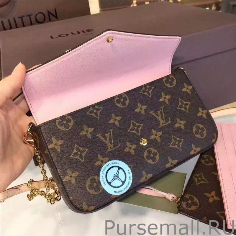 Monogram Canvas Pochette Felicie M62145 - Image 9