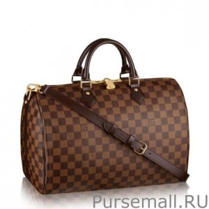 Speedy Bandoulière 35 Damier Ebene N41366