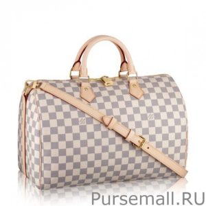 Speedy Bandoulière 35 Damier Azur N41372