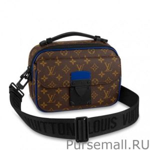 S Lock Messenger Monogram Macassar M45863