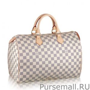 Speedy 35 Damier Azur Canvas bags N41535