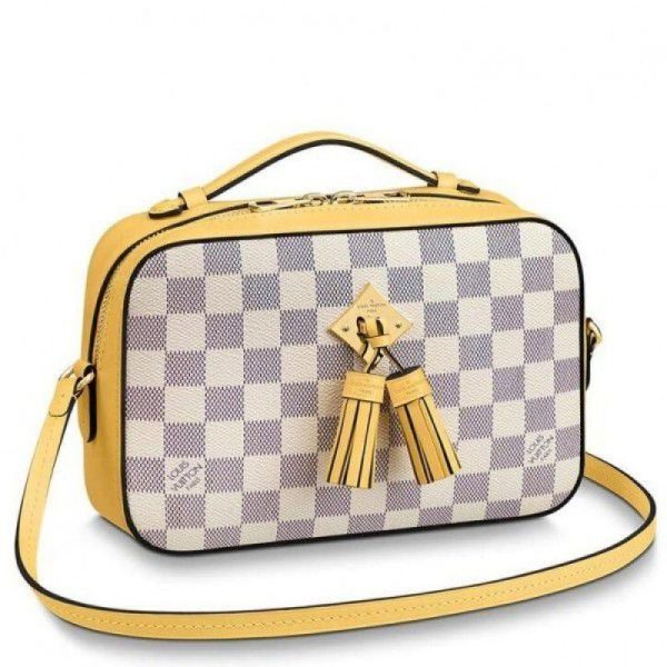 Saintonge Bag Damier Azur N40154