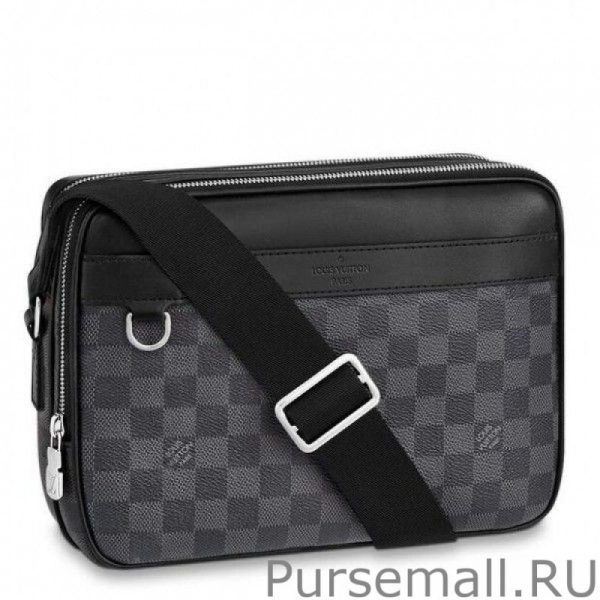 Trocadero Messenger NM PM Damier Graphite N40087