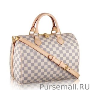 Speedy Bandoulière 30 Damier Azur N41373
