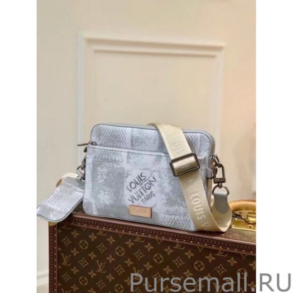 Trio Messenger Bag Damier Salt N50068 - Image 2