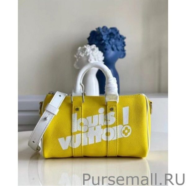 Keepall XS Bag In Yellow Leather M80842 - Image 2