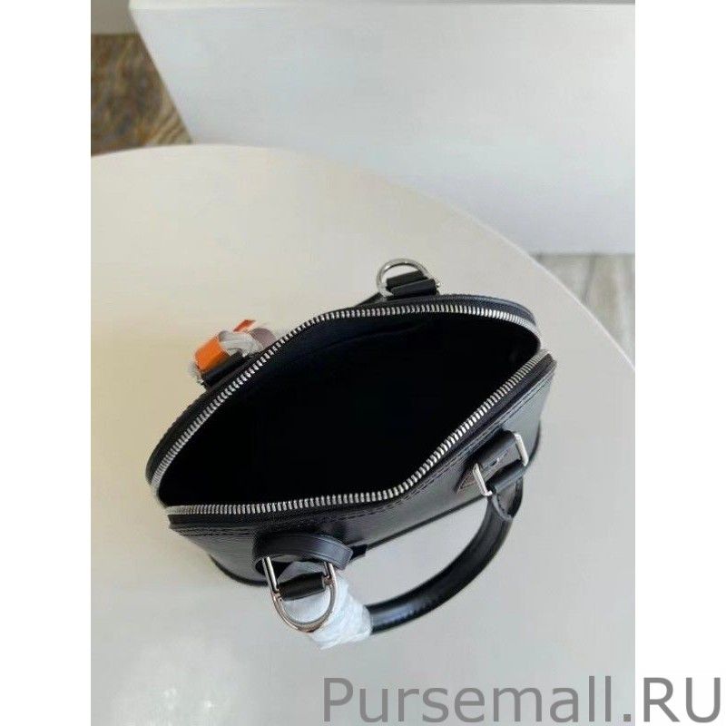 Epi Alma BB Bag With Jacquard Strap M59217 - Image 2
