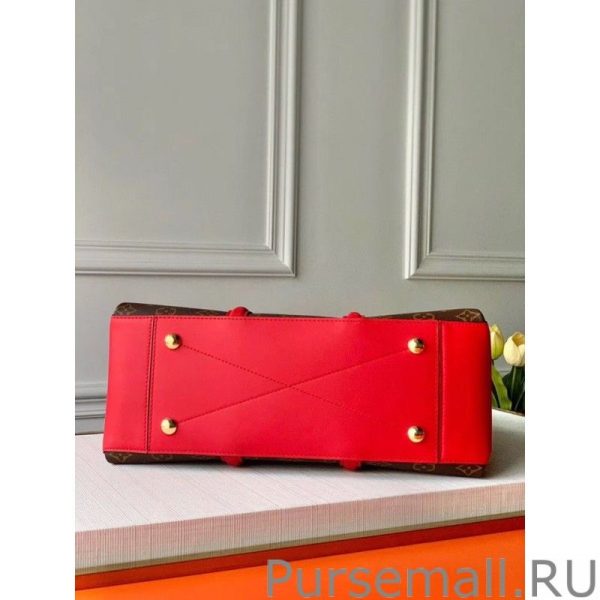 Soufflot MM Monogram Canvas M44817 Red - Image 2