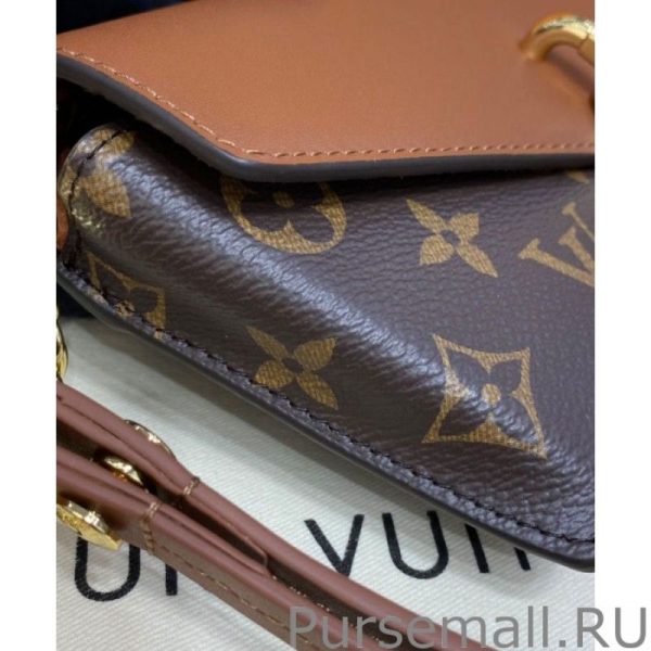 Padlock On Strap Handbags M80763 Brown - Image 2