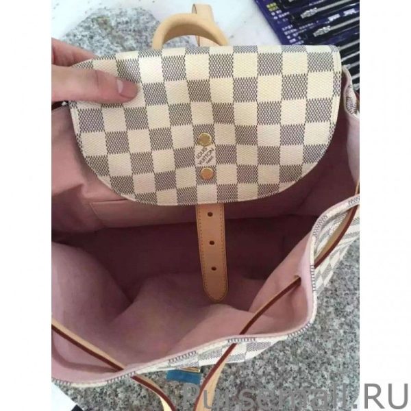 Sperone Backpack Bag Damier Azur Canvas N41578 - Image 2