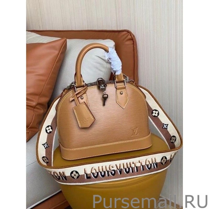 Epi Alma BB Bag With Jacquard Strap M57540 - Image 2