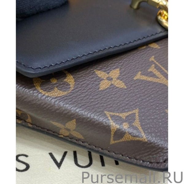 Padlock On Strap Handbags M80559 Black - Image 2