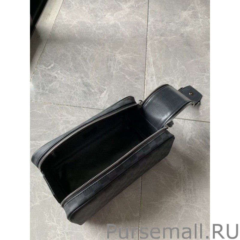 Dopp Kit Toilet Pouch Damier Graphite N40127 - Image 2