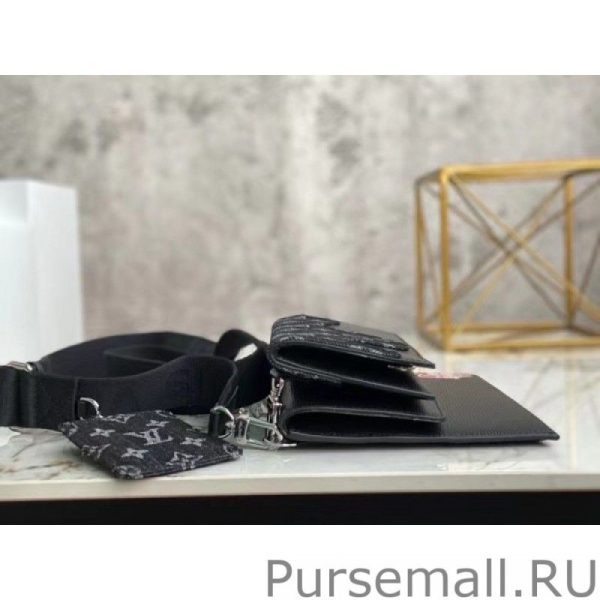 Trio Pouch Monogram Denim Leather M81013 - Image 2