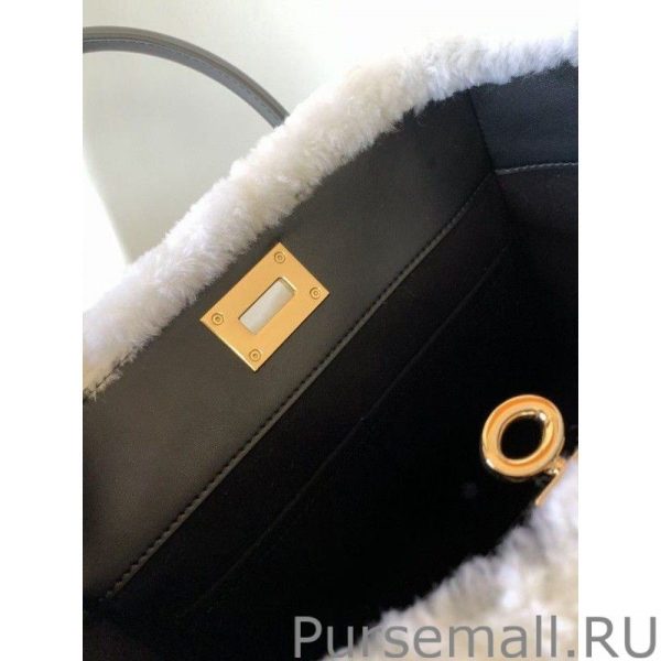 Black On My Side MM Bag with Shearling M58908 - Image 2