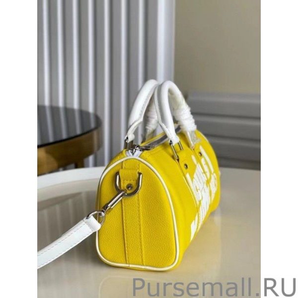 Keepall XS Bag In Yellow Leather M80842 - Image 3