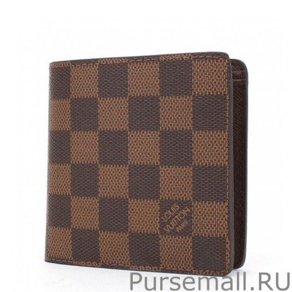 Damier Ebene Canvas Canvas Marco Wallet N61675 - Image 3