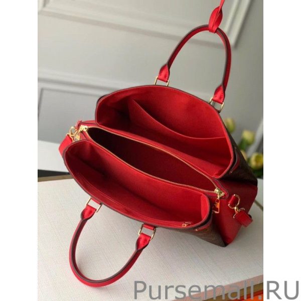 Soufflot MM Monogram Canvas M44817 Red - Image 4