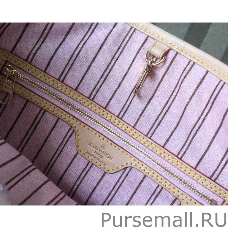 Delightful MM Bag Damier Azur N41607 - Image 3
