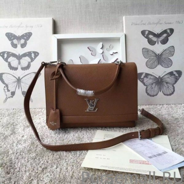 Tan Lockme II Bag M50248 - Image 3
