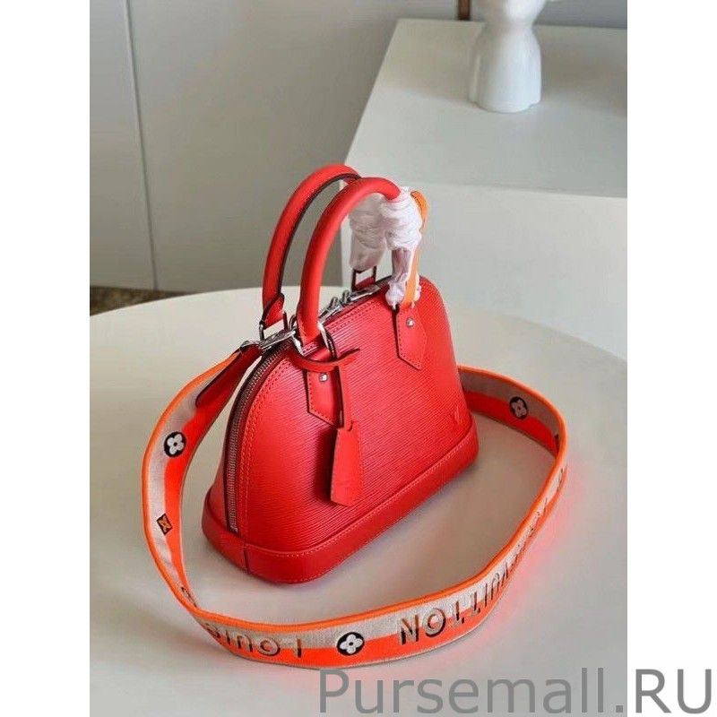 Epi Alma BB Bag With Jacquard Strap M57429 - Image 3