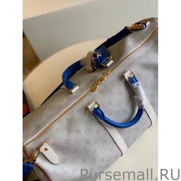 LV x NBA Basketball Keepall 55 M45586 - Image 4