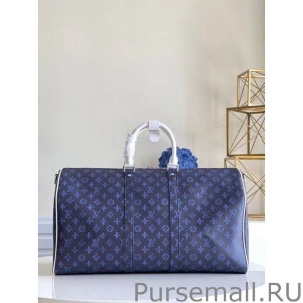 Keepall Bandouliere 55 Blue Monogram M45874 - Image 3