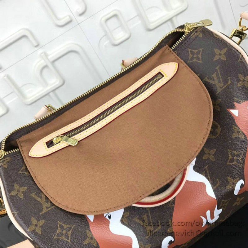 Dog Print Speedy Bandouliere 30 M41112 - Image 3
