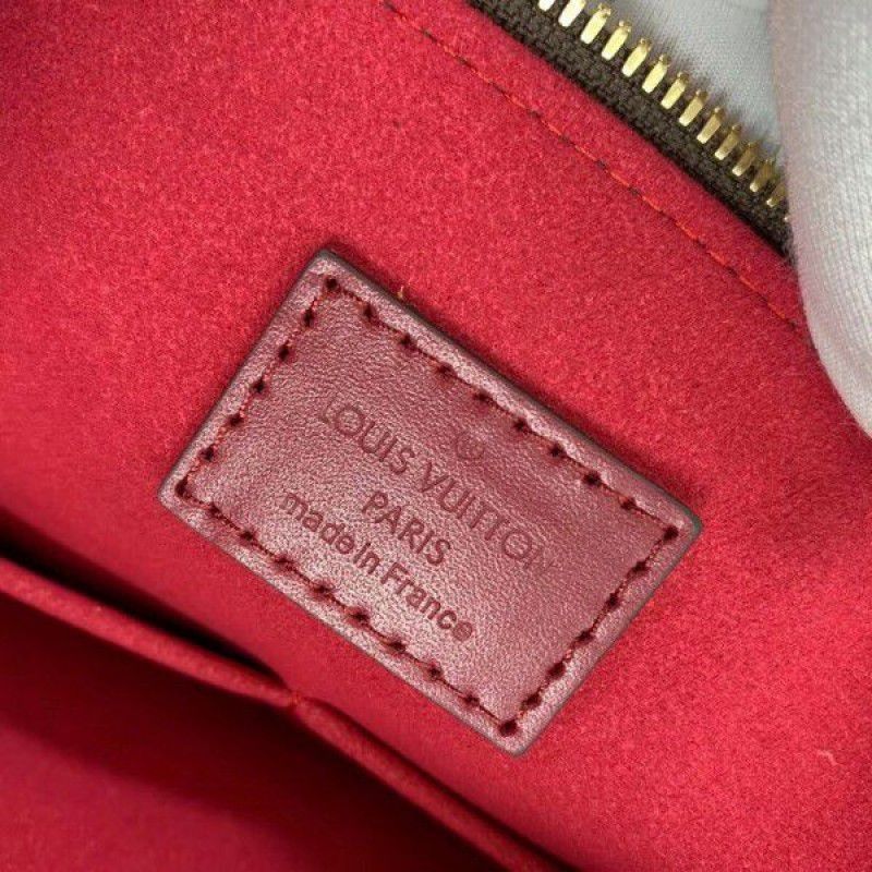 Flower Zipped Tote BB Monogram Canvas M44350 Red - Image 3