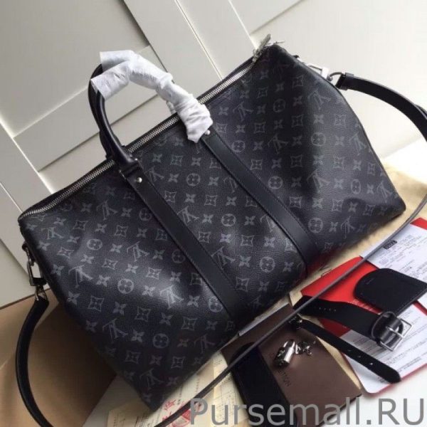 Keepall 45 Bandouliere Monogram Eclipse M40569 - Image 3