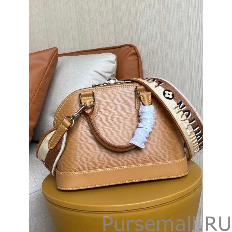 Epi Alma BB Bag With Jacquard Strap M57540 - Image 3