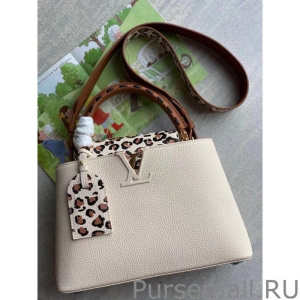 Capucines MM Bag with Leopard Print M58575 - Image 3
