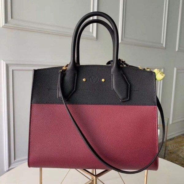 Prune City Steamer MM Bi-color Bag M54867 - Image 4