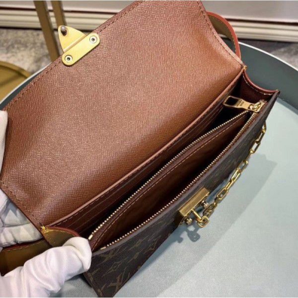 S Lock Belt Pouch PM Bag Monogram Canvas M44667 - Image 4