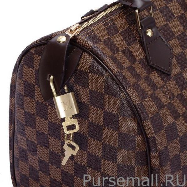 Speedy 30 Damier Ebene Canvas N41531 - Image 4