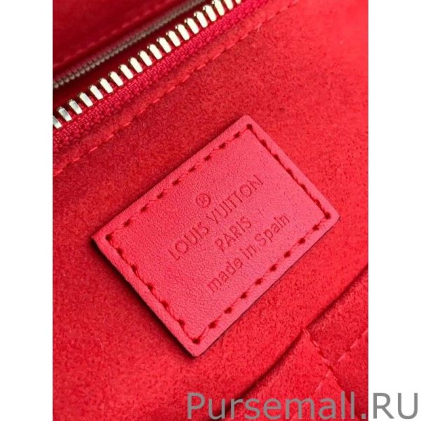 Soufflot MM Monogram Canvas M44817 Red - Image 3