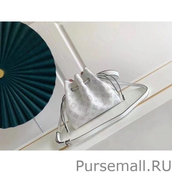 Bella Bag In White Mahina Leather M58480 - Image 4
