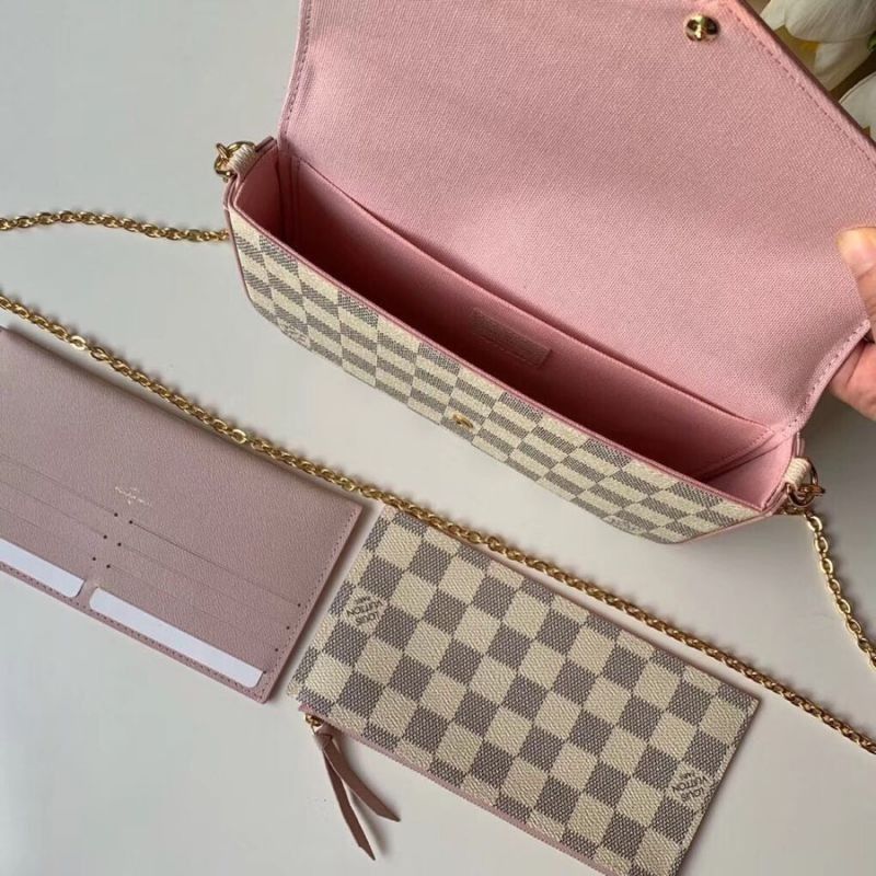 Pochette Felicie Damier Azur N60235 - Image 4