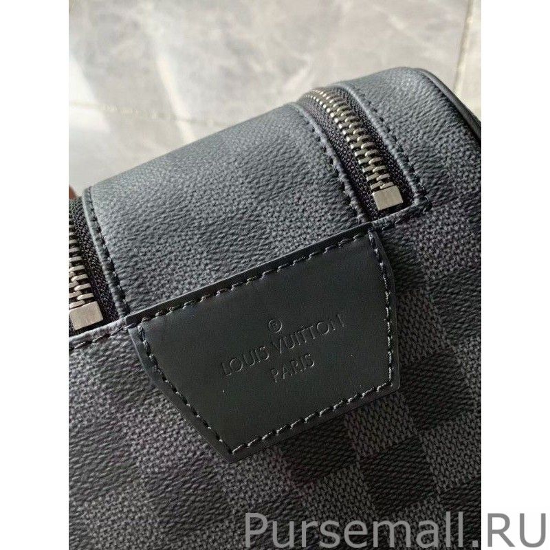 Dopp Kit Toilet Pouch Damier Graphite N40127 - Image 4
